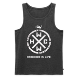 HARDCORE IS LIFE OFFICIAL Tank - heather anthracite
