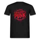 ORIGINAL PUNK - BACK Print T-Shirt - black