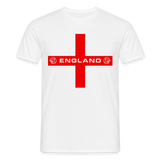 England Flag Unisex T-Shirt - white