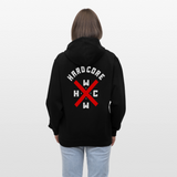 Hardcore Worldwide XBR 2 Side Contrast Colour Hoodie - black/heather grey