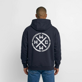 Hardcore WorldWide Official Oversized Heavy Zip Hoodie 2027 - navy