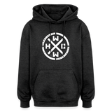 HARDCORE WORLDWIDE 2025 Official Oversized Hoodie - charcoal grey