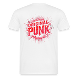 ORIGINAL PUNK - BACK Print T-Shirt - white
