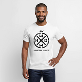 Hardcore Is Life Men's T-Shirt 2026 - white