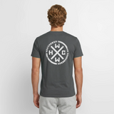 HCWW Official Logo BACK Print T-Shirt - charcoal grey