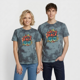 Take Me Back to the 60s Tie-Dye T-Shirt - Black/Blue