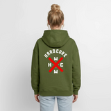 Hardcore WorldWide XBR Oversized Heavy Zip Hoodie - khaki