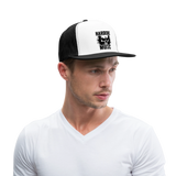 Hardcore Music Skull Trucker Cap - white/black