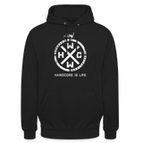 HCWW - HARDCORE IS LIFE Official - Hoodie - black