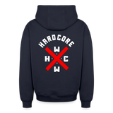 Hardcore WorldWide XBR Oversized Heavy Zip Hoodie - navy