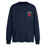 Hardcore Worldwide XBR Oversized Long Sleeve T-Shirt - navy