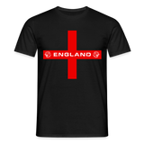 England Flag Unisex T-Shirt - black