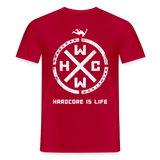 HARDCORE IS LIFE Official Men's T-Shirt 2026 - red