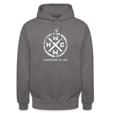 HCWW - HARDCORE IS LIFE 2025 - Hoodie - elephant grey