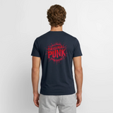 ORIGINAL PUNK - BACK Print T-Shirt - navy