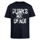 Punk's Not Dead Oversized Heavyweight T-shirt - french navy