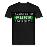 Addicted to Punk Music T-Shirt - black