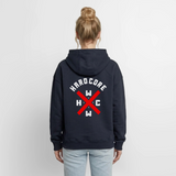 Hardcore WorldWide XBR Oversized Heavy Zip Hoodie - navy