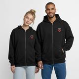 Hardcore WorldWide XBR Oversized Heavy Zip Hoodie - black