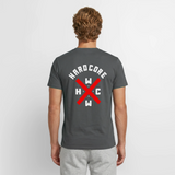 Hardcore Worldwide XBR 2 Side Official T-Shirt - charcoal grey