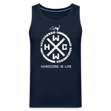 HCWW IS LIFE OFFICIAL MERCH  Tank Top - navy