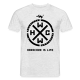 Hardcore Is Life Men's T-Shirt 2026 - heather grey