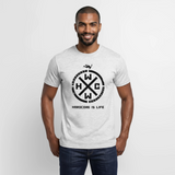 Hardcore Is Life Men's T-Shirt 2026 - heather grey