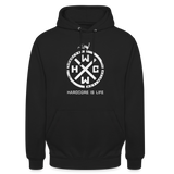 HCWW Hardcore is Life -Official Premium Hoodie - black