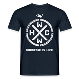 HARDCORE IS LIFE Official Men's T-Shirt 2026 - navy