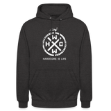 HCWW - HARDCORE IS LIFE 2025 - Hoodie - charcoal grey