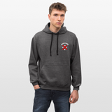 Hardcore Worldwide XBR 2 Side Contrast Colour Hoodie - charcoal/black