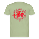 ORIGINAL PUNK - BACK Print T-Shirt - sage