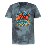 Take Me Back to the 60s Tie-Dye T-Shirt - Black/Blue