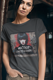 Passion NOT Fashion. Women’s T-Shirt with rolled up sleeves