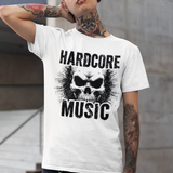 Hardcore Music Skull T-Shirt