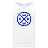 HCWW Blue Logo Men’s Tank Top - white