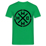 HCWW Black Logo Men's T-Shirt - kelly green