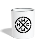 HCWW Contrasting Coffee Mug - white/black