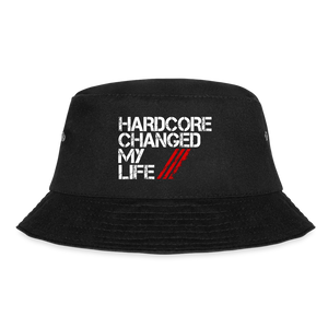 Hardcore Changed my Life - Bucket Hat - black