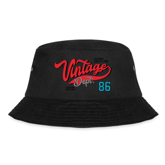 Vintage 86 Bucket Hat - black