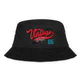 Vintage 86 Bucket Hat - black