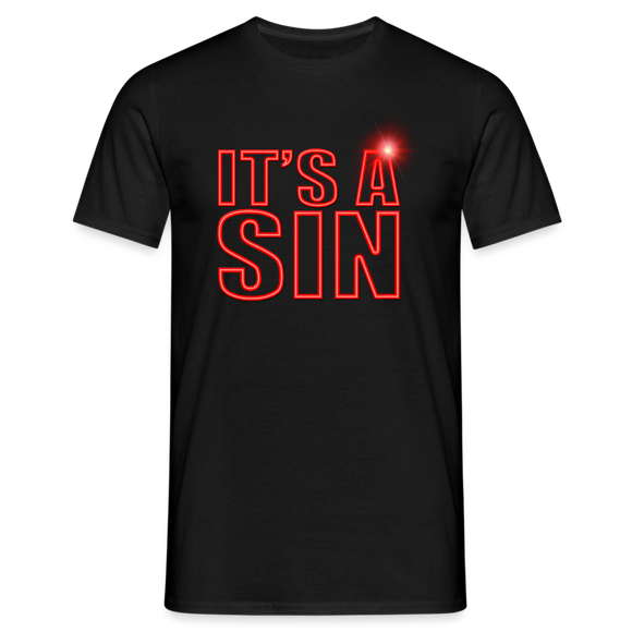 IT'S A SIN - THE 80'S REVISITED -Unisex T-Shirt - black