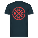 HCWW - 2 Side Red Logo T-Shirt - navy