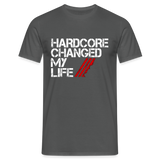 Hardcore Changed My Life -T-Shirt_EU - charcoal grey