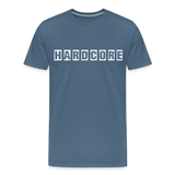 Hardcore Men’s Premium T-Shirt - steel blue