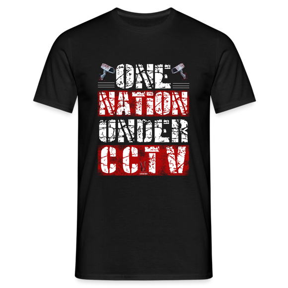 ONE NATION UNDER CCTV T-Shirt - black