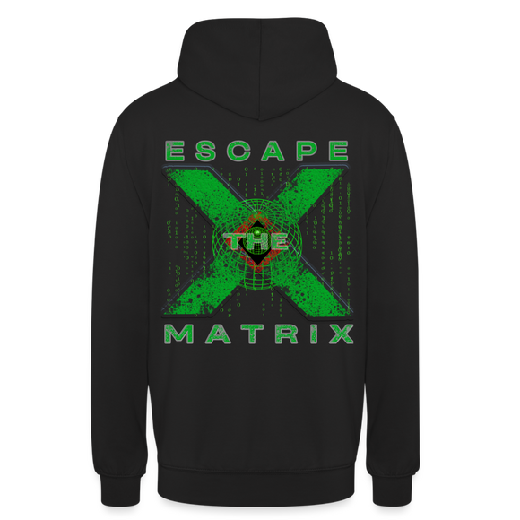 Escape the Matrix 2024 Official Unisex Hoodie - black