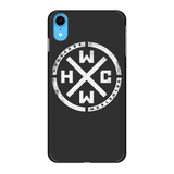 HCWW Back Printed Black Hard Phone Case