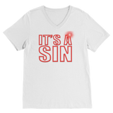 IT'S A SIN - THE 80'S REVISITED Premium V-Neck T-Shirt