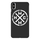 HCWW Back Printed Black Hard Phone Case